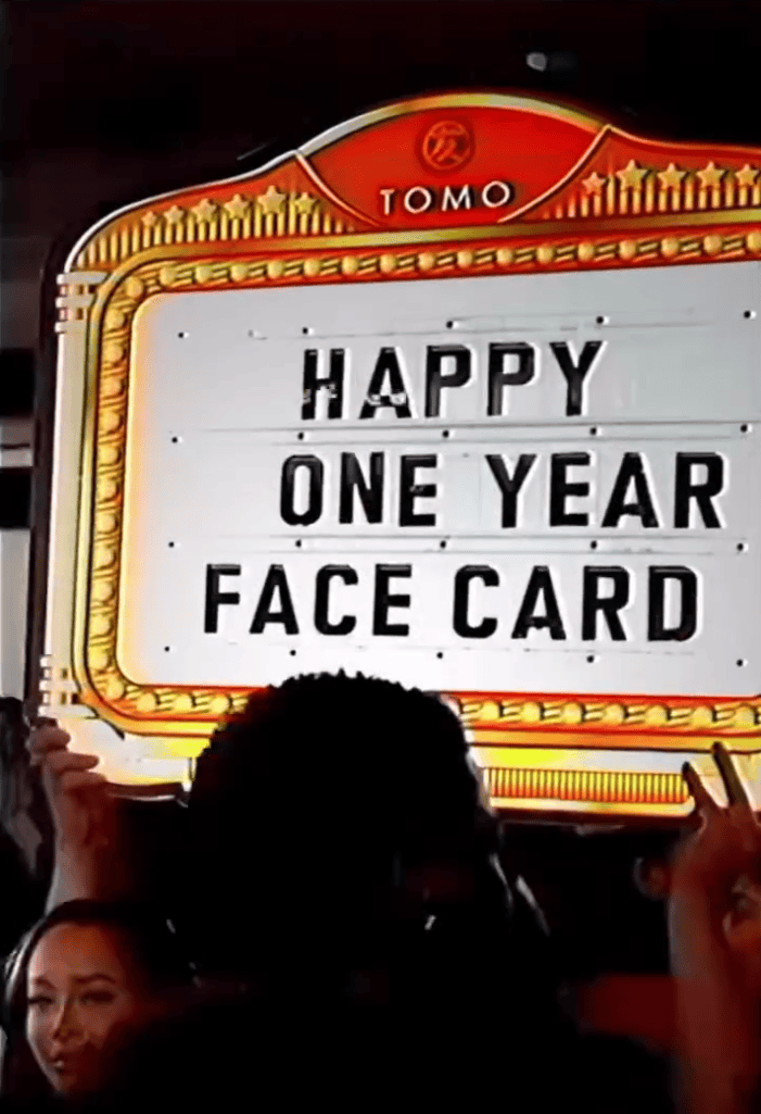 facecard 1 year anniversary (september&nbsp;2025)